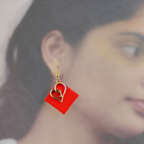 Outline Heart Earrings - The Earth Store - Fashion Accessories